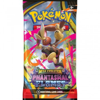 Pokémon Mega Evolution: Phantasmal Flames Booster kortų papildymo pakuotė 1 vnt.
